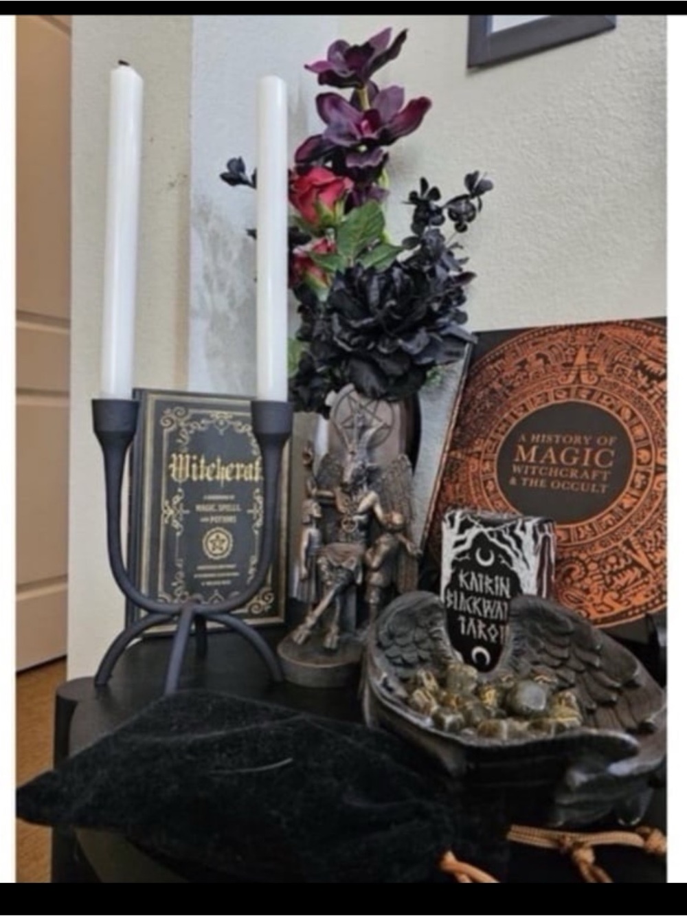 Aluminum Dual Candle Holder Black-Threshold designed with Studio McGee